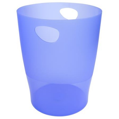 Odpadkový kôš, 15 l, PP, EXACOMPTA "Linicolor", ľadovo modrý