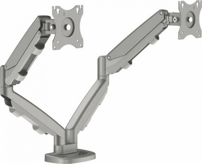 Držiak na monitory pre dva monitory, FELLOWES „Eppa™ Dual“, strieborný