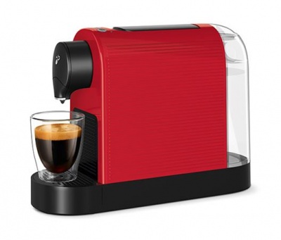Kávovar, kapsulový, TCHIBO "Cafissimo Pure+", červená
