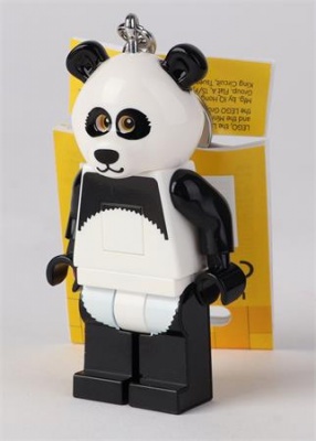 Kľúčenka, s LED svetlom, LEGO "Panda Guy"