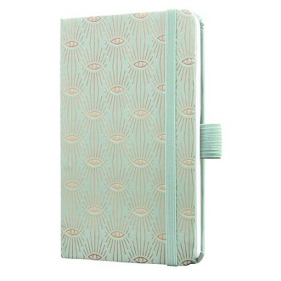 Diár, A6, týždenný, 2026, tvrdá obálka, SIGEL "Jolie", Mystic Aquamarin