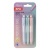 Gélové pero, mini, 0,5 mm, stláčací mechanizmus, APLI "Pocket Gel", mix pastelových farieb 