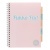Špirálový zošit, A4, linkovaný, 100 listov, PUKKA PAD "Pastel project book", mix farieb