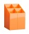 Stojan na písacie potreby, ICO, oranžový