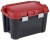 Box na náradie, 60 l, 59x39,5x36 cm, CURVER "Totem", čierny-červený