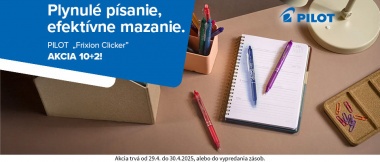 Plynulé písanie, efektívne mazanie.
